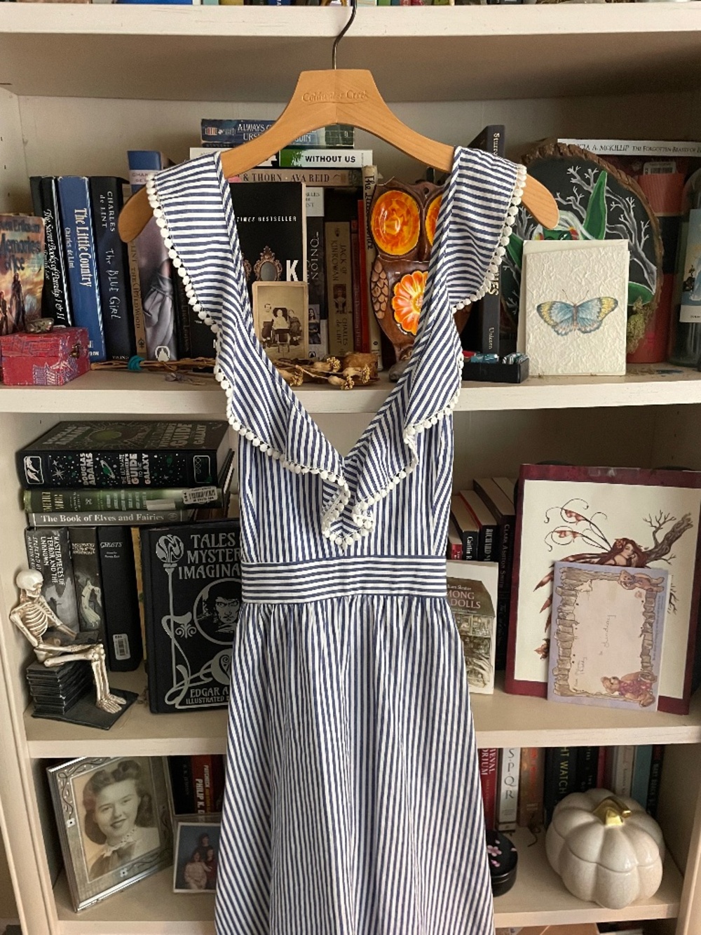 Cute Nautical Striped Mini Dress